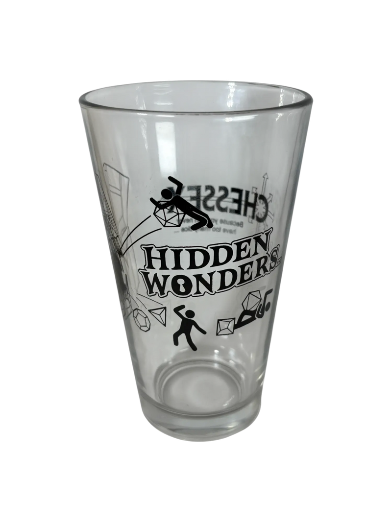 Chessex Hidden Wonders Promo Pint Glass - General Merchandise