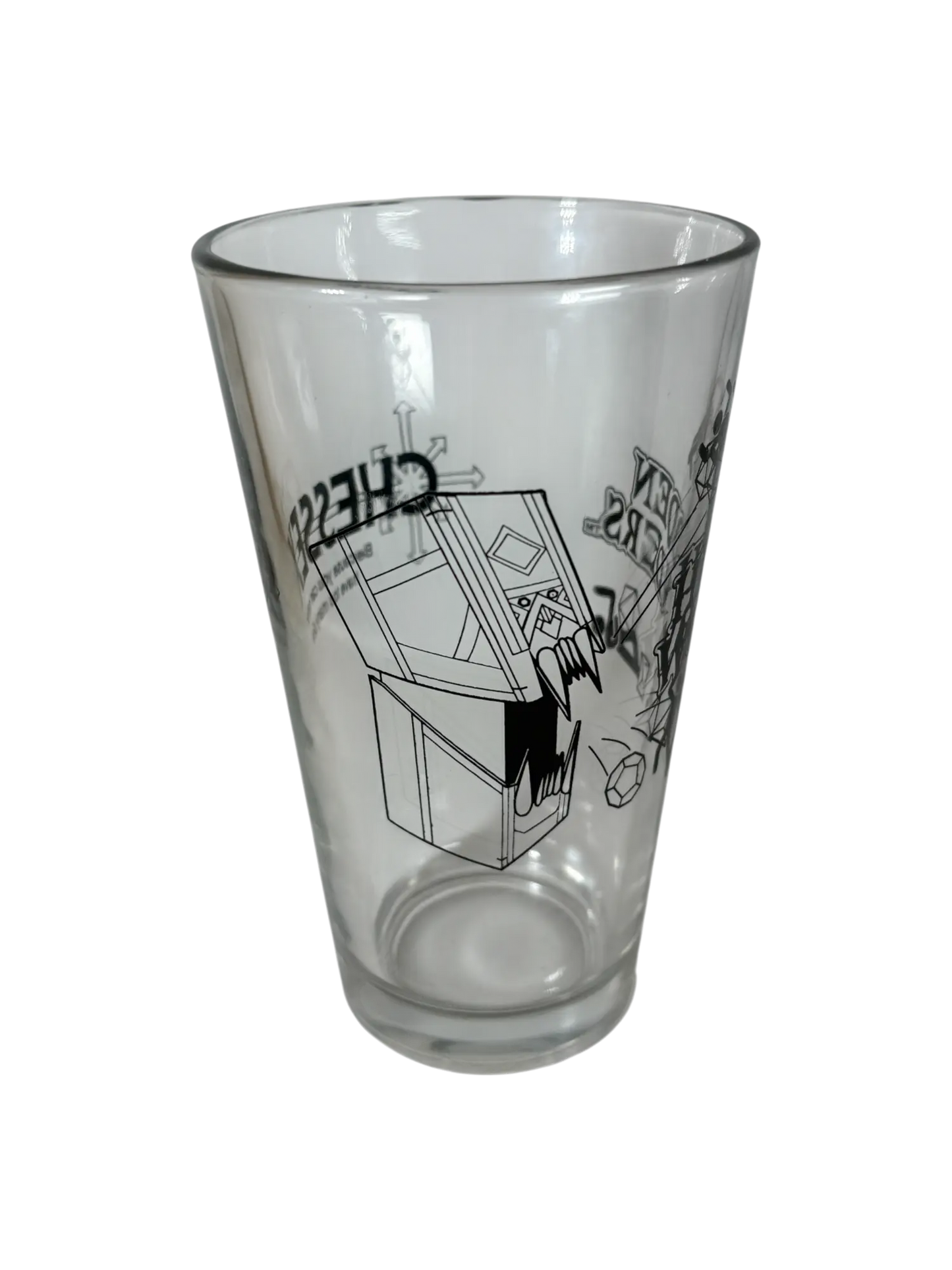 Chessex Hidden Wonders Promo Pint Glass - General Merchandise