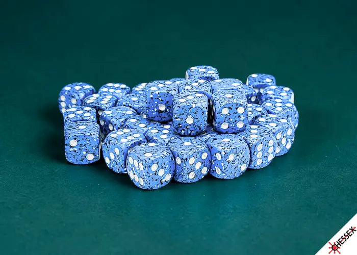 Chessex: Speckled 12mm 36 Dice Block - Ocean Stone - Gaming Supplies - Dice