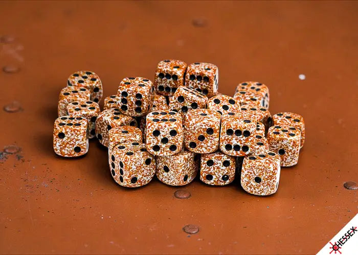 Chessex: Speckled 12mm 36 Dice Block - Rust - Other