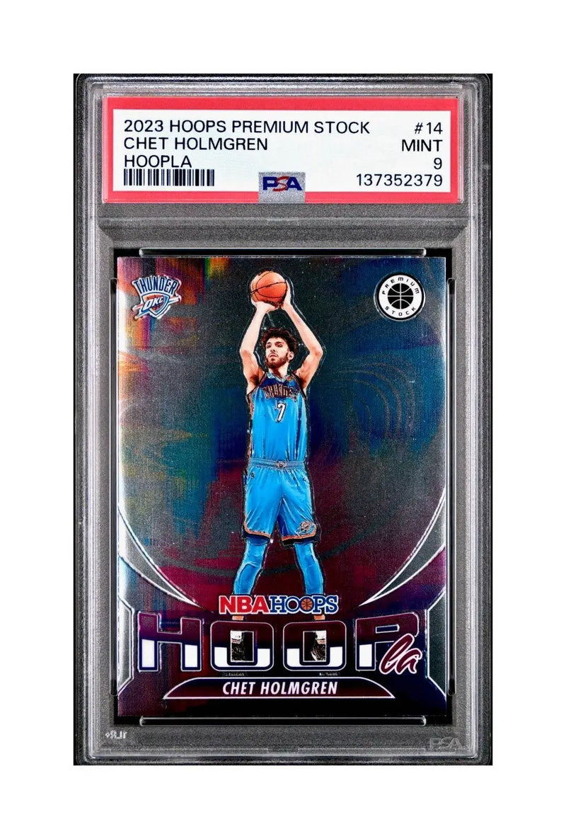Chet Holmgren 2023 Panini Hoops Premium Hoopla #14 PSA 9 Mint