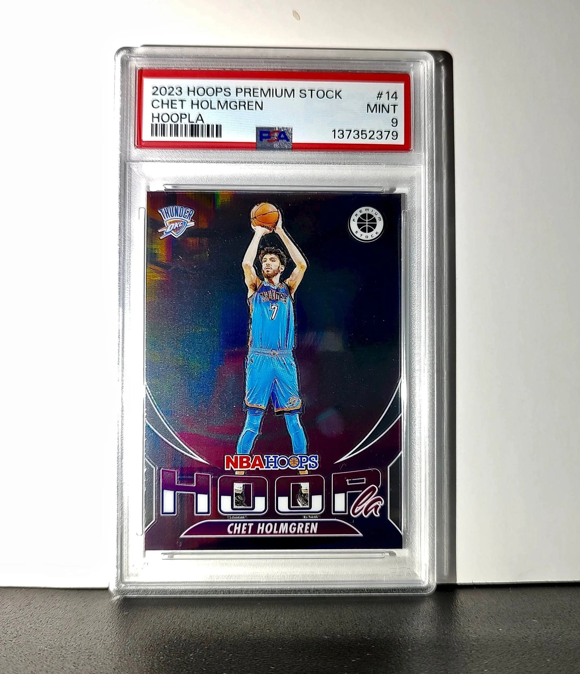 Chet Holmgren 2023 Panini Hoops Premium Hoopla #14 PSA 9 Mint