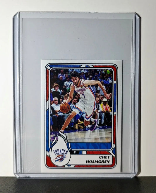 Chet Holmgren 2024-25 Panini NBA #412 Sticker Card Oklahoma City Thunder - Basketball Card Single