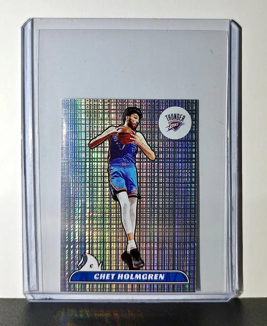 Chet Holmgren 2024-25 Panini NBA #423 Foil Sticker Card Oklahoma City Thunder - Basketball Card Single