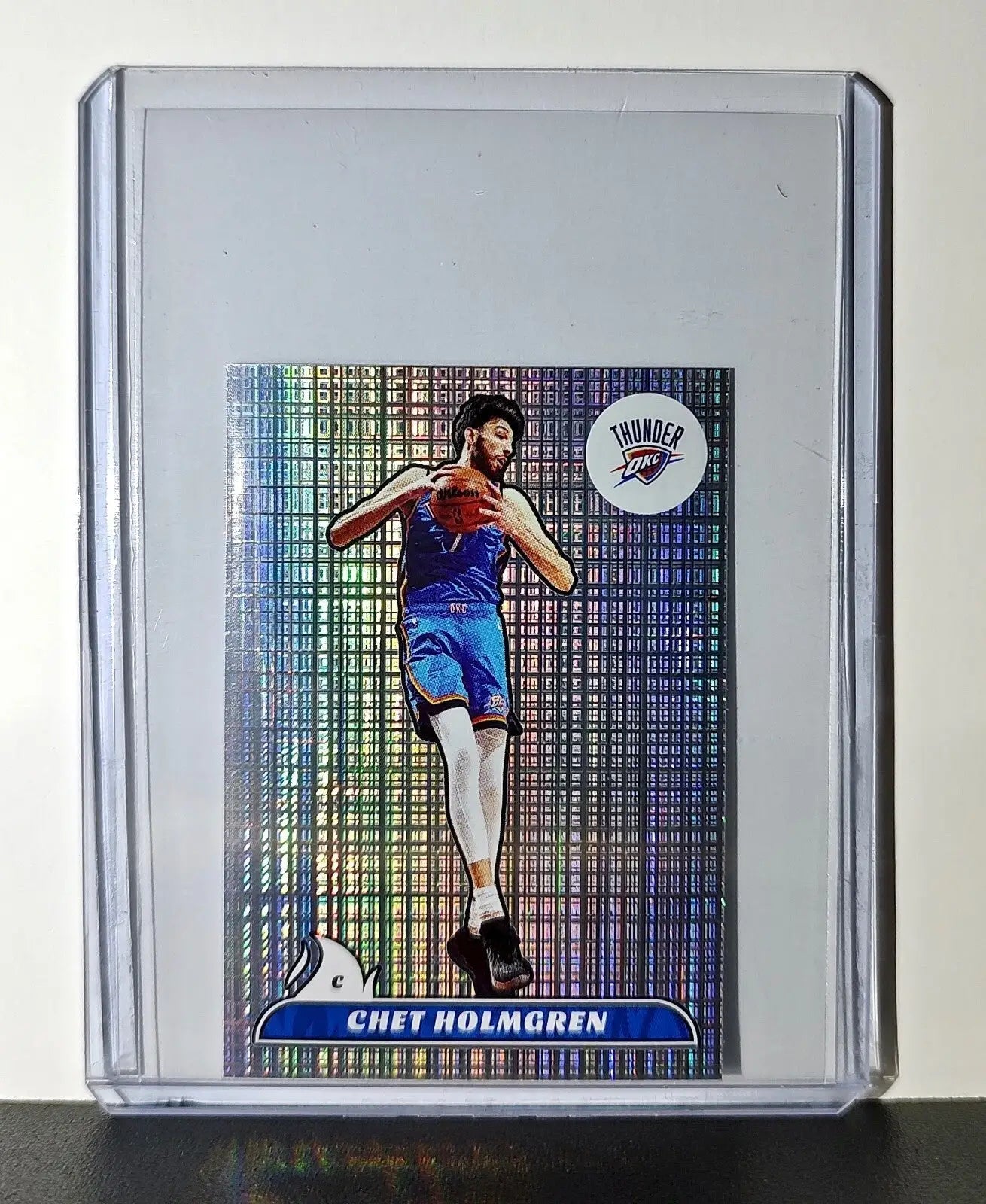 Chet Holmgren 2024-25 Panini NBA #423 Foil Sticker Card Oklahoma City Thunder - Basketball Card Single