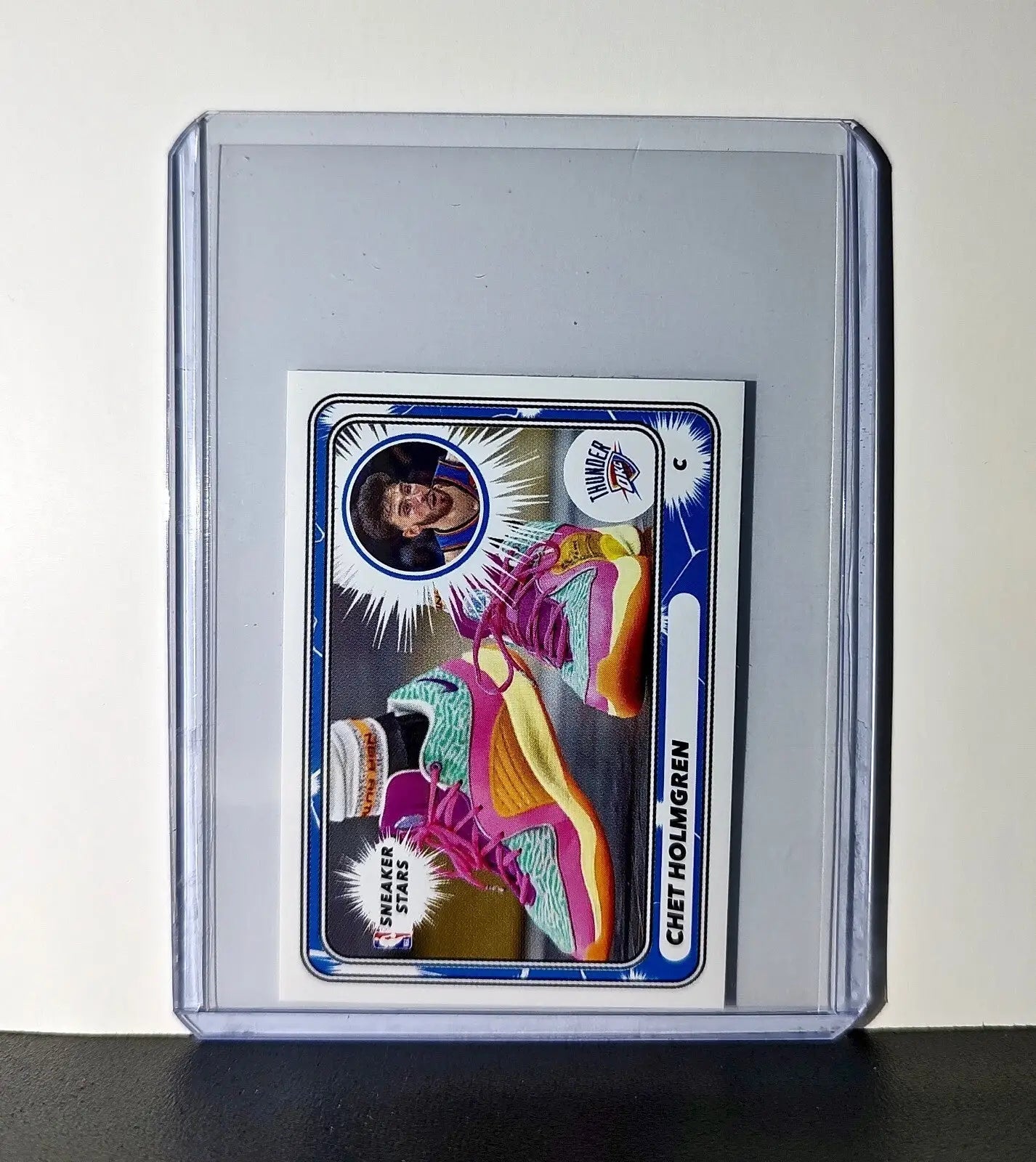 Chet Holmgren Sneaker Stars 2024-25 Panini NBA #51 Sticker Oklahoma City Thunder - Basketball Card Single