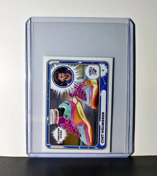 Chet Holmgren Sneaker Stars 2024-25 Panini NBA #51 Sticker Oklahoma City Thunder - Basketball Card Single