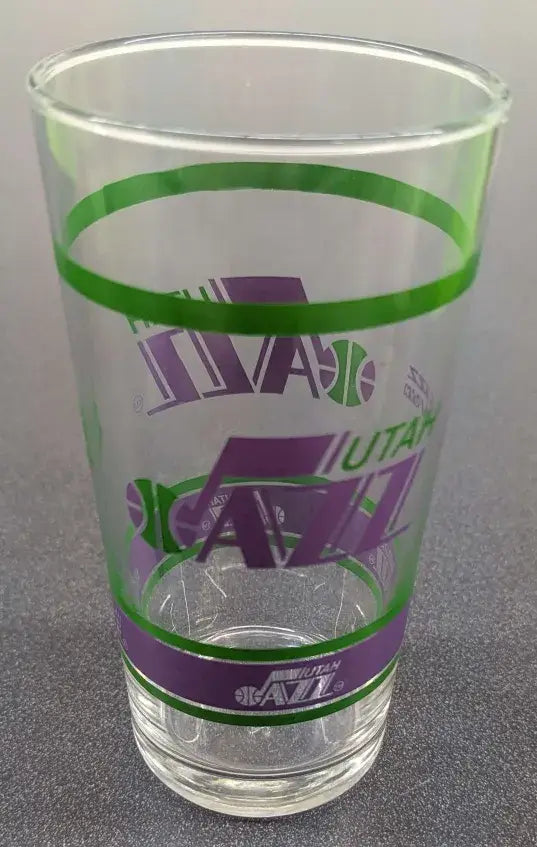 Chevron KJZZ Radio NBA Utah Jazz Collector’s Glass - Sports Memorabilia