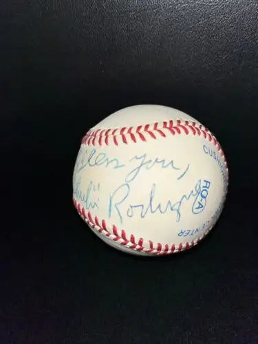 Chi-Chi Rodriguez autographed MLB baseball for collectors of baseball cards and trading cards