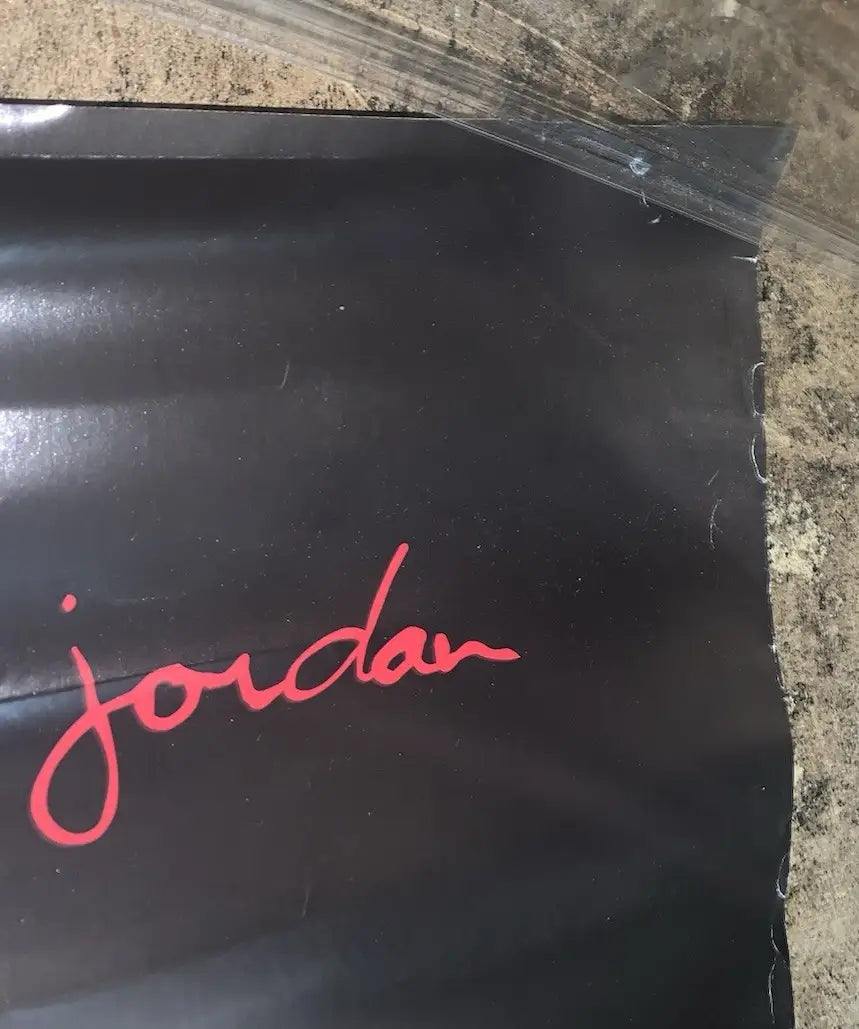 Chicago Bulls Titlewave Michael Jordan Pippen Rodman Poster 35x23 Vintage Low Gd