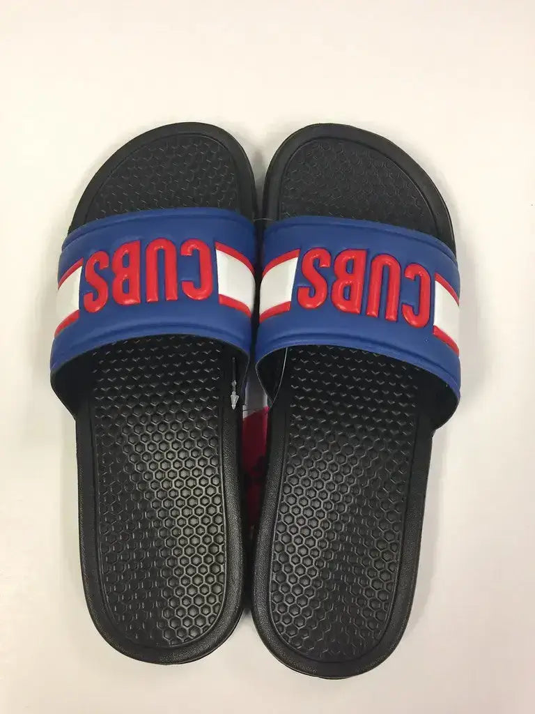 Chicago Cubs Men’s Royal Raised Shower Sport Slide Flip Flop Sandals - X-Large (13-14)
