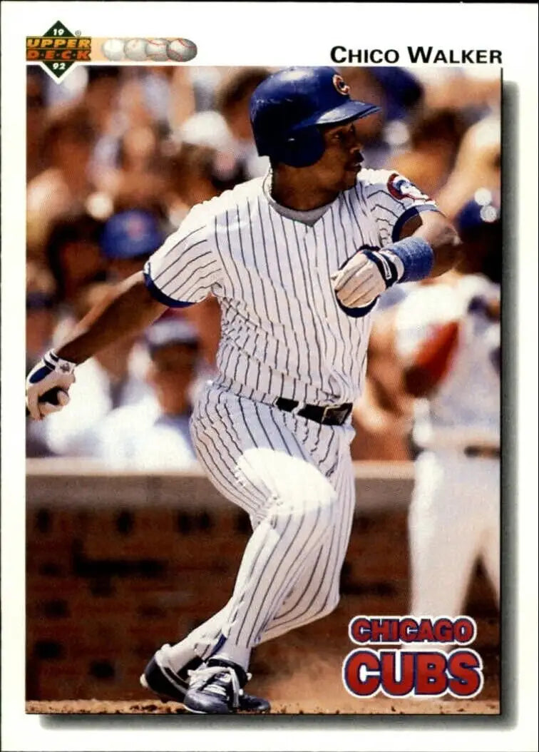 Chico Walker 1992 Upper Deck MLB #617 Baseball Card Chicago Cubs - Baseball Card Single