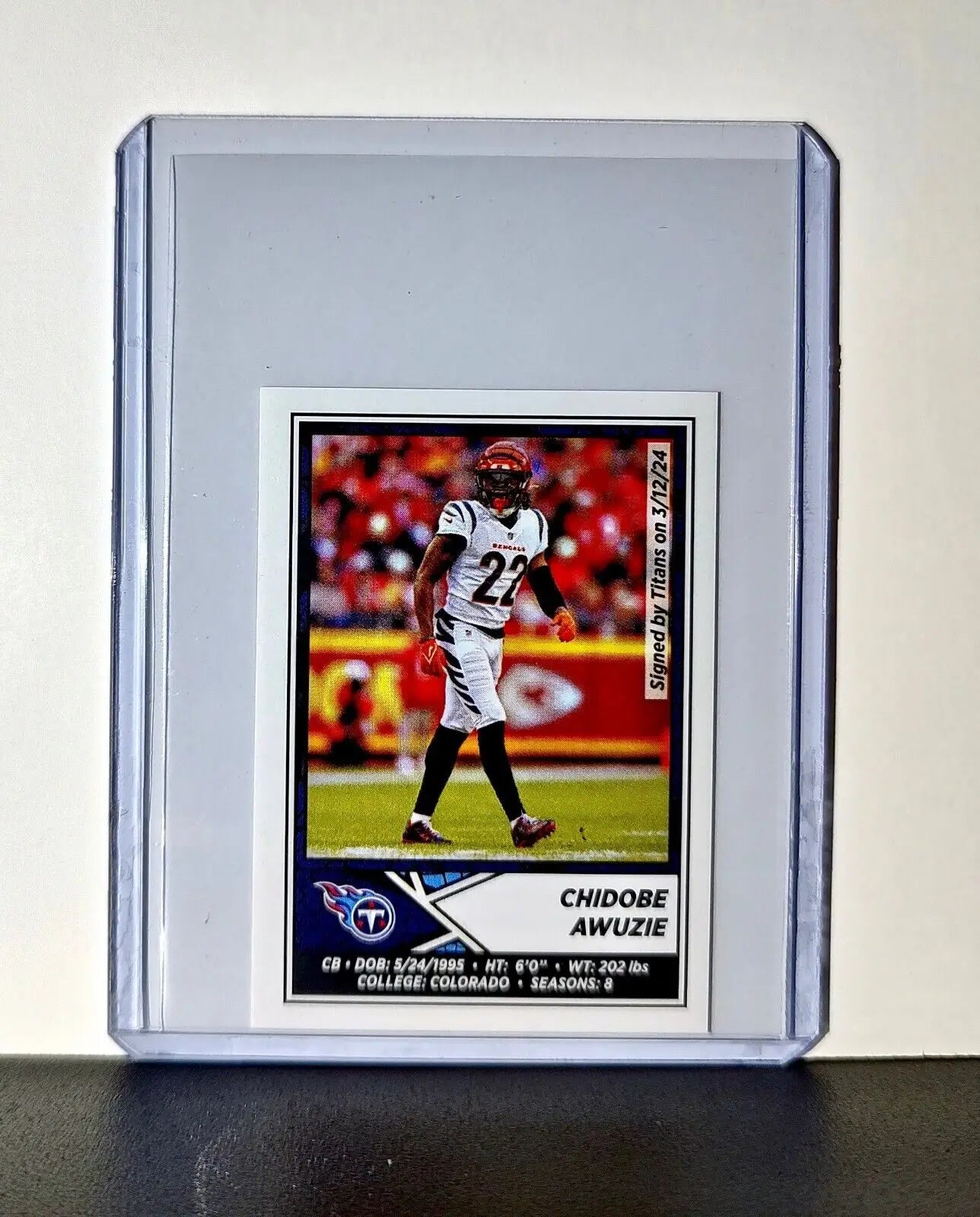 Chidobe Awuzie 2024 Panini NFL Sticker #230 Tennessee Titans - Other
