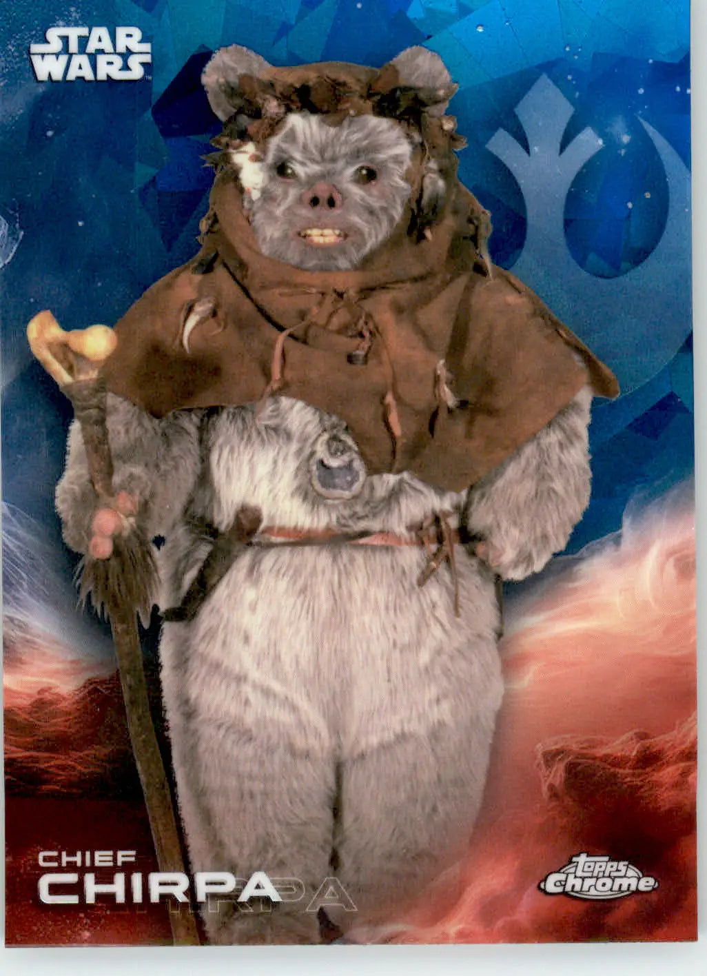 Chief Chirpa - 2025 Topps Chrome Star Wars Sapphire - #112 - Non_sport - Star Wars Card Single