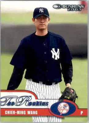 Chien-Ming Wang - 2003 Donruss Rookies & Traded - #15 - RC Baseball - Baseball Card Single