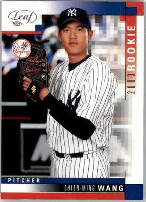 Chien-Ming Wang - 2003 Leaf Rookies & Traded - #325 - RC Baseball - Baseball Card Single