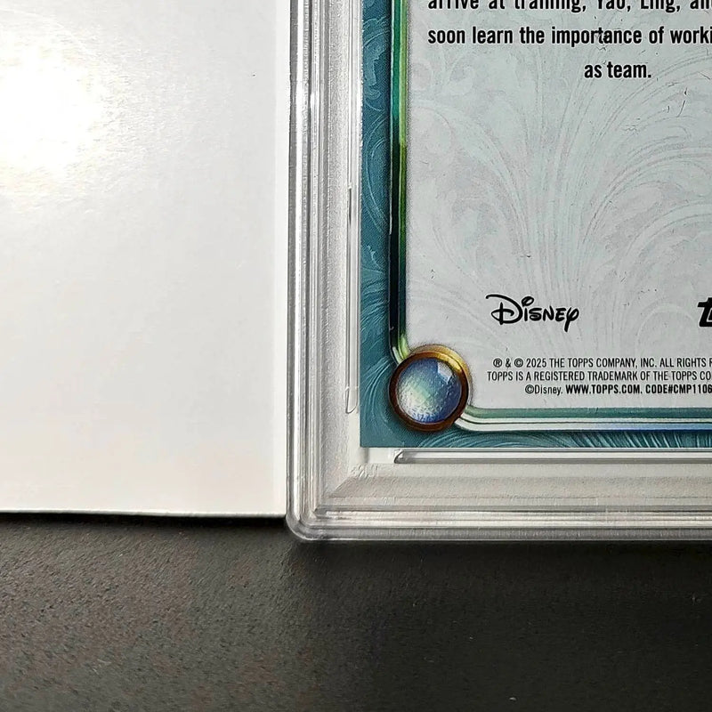 Chien-Po 2025 Topps Disney Wonder #139 Diamond Card Mulan PSA 7