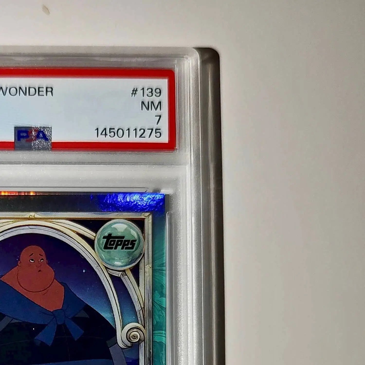 Chien-Po 2025 Topps Disney Wonder #139 Diamond Card Mulan PSA 7