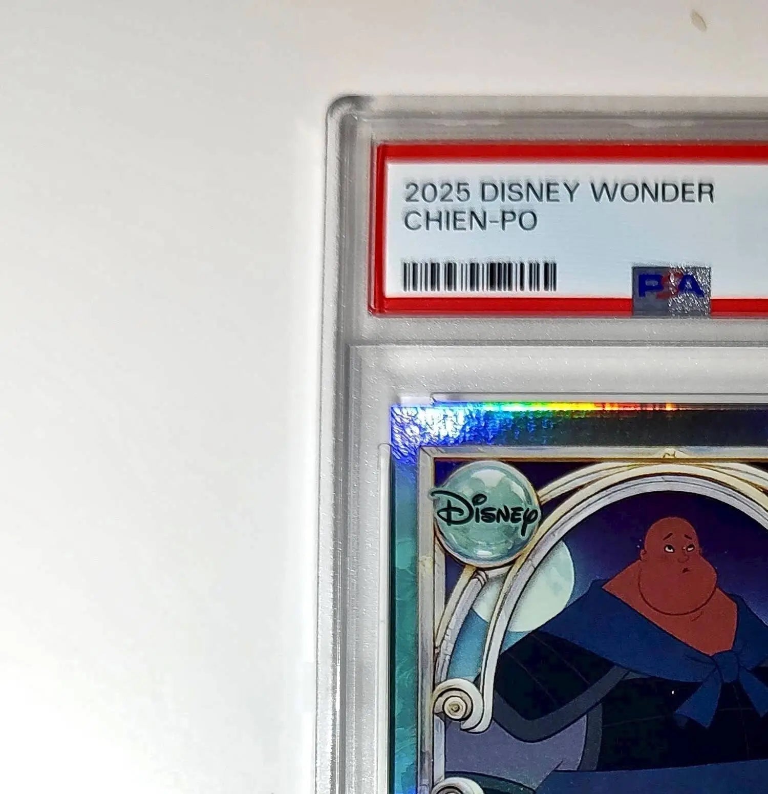 Chien-Po 2025 Topps Disney Wonder #139 Diamond Card Mulan PSA 7
