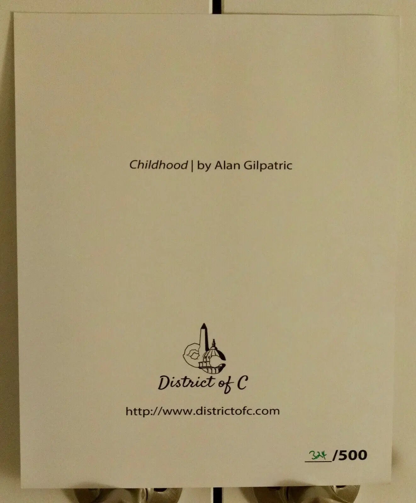 Childhood by Alan Gilpatric - District of C Limited Edition Framed Art Print - Other