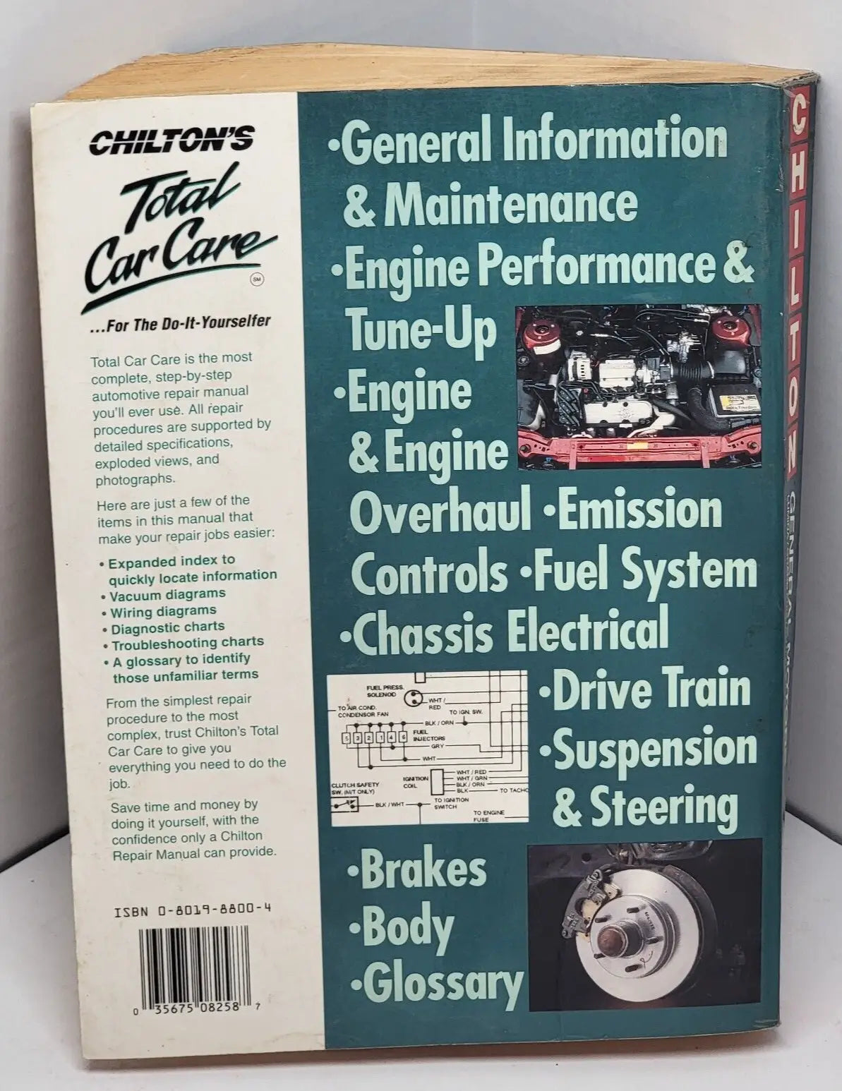 Chilton Repair Manual for 1988-96 GM Lumina Cutlass Supreme Regal car repair manual
