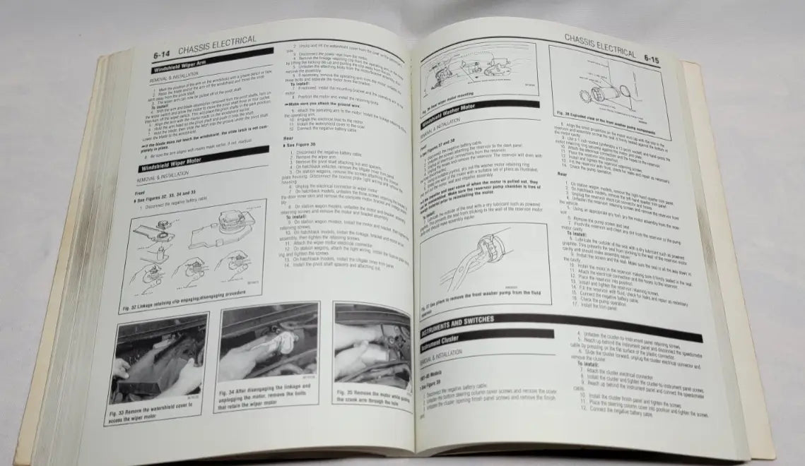 Open Chiltons auto repair manual for Escort/Lynx/EXP 1981-90 vehicle repair manual