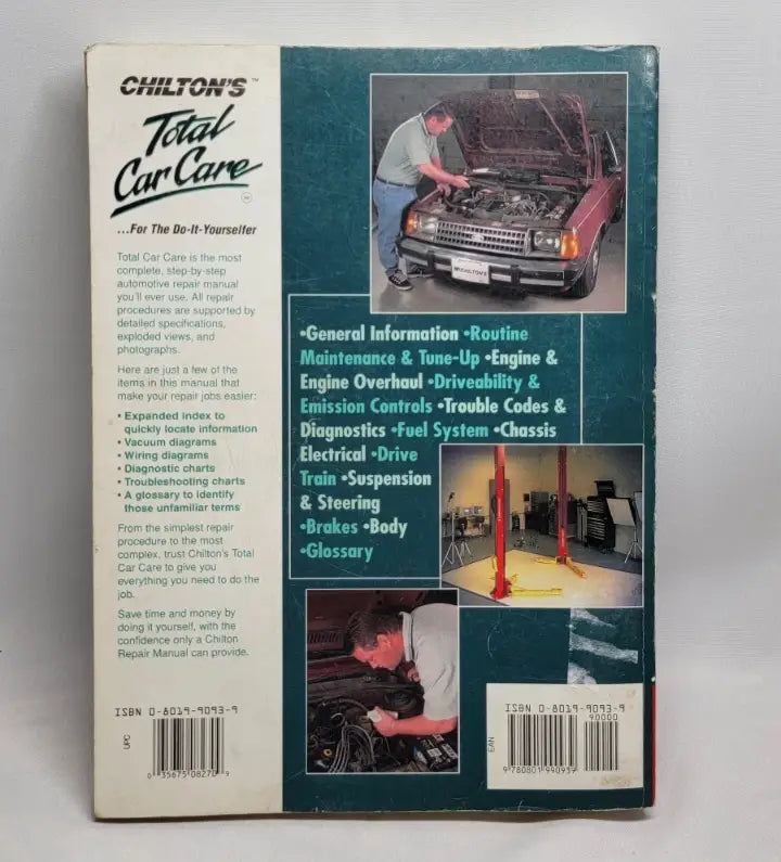 Chiltons Auto Repair Manual for Escort Lynx EXP Mercury 1981-90 displayed on product