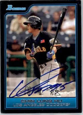 Chin-Lung Hu - 2006 Bowman Draft Picks & Prospects - #FG26 - AUTO Baseball - Baseball Card Single
