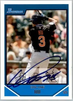 Chin-Lung Hu - 2007 Bowman Draft Picks & Prospects - #BDPP92 - AUTO Baseball - Baseball Card Single