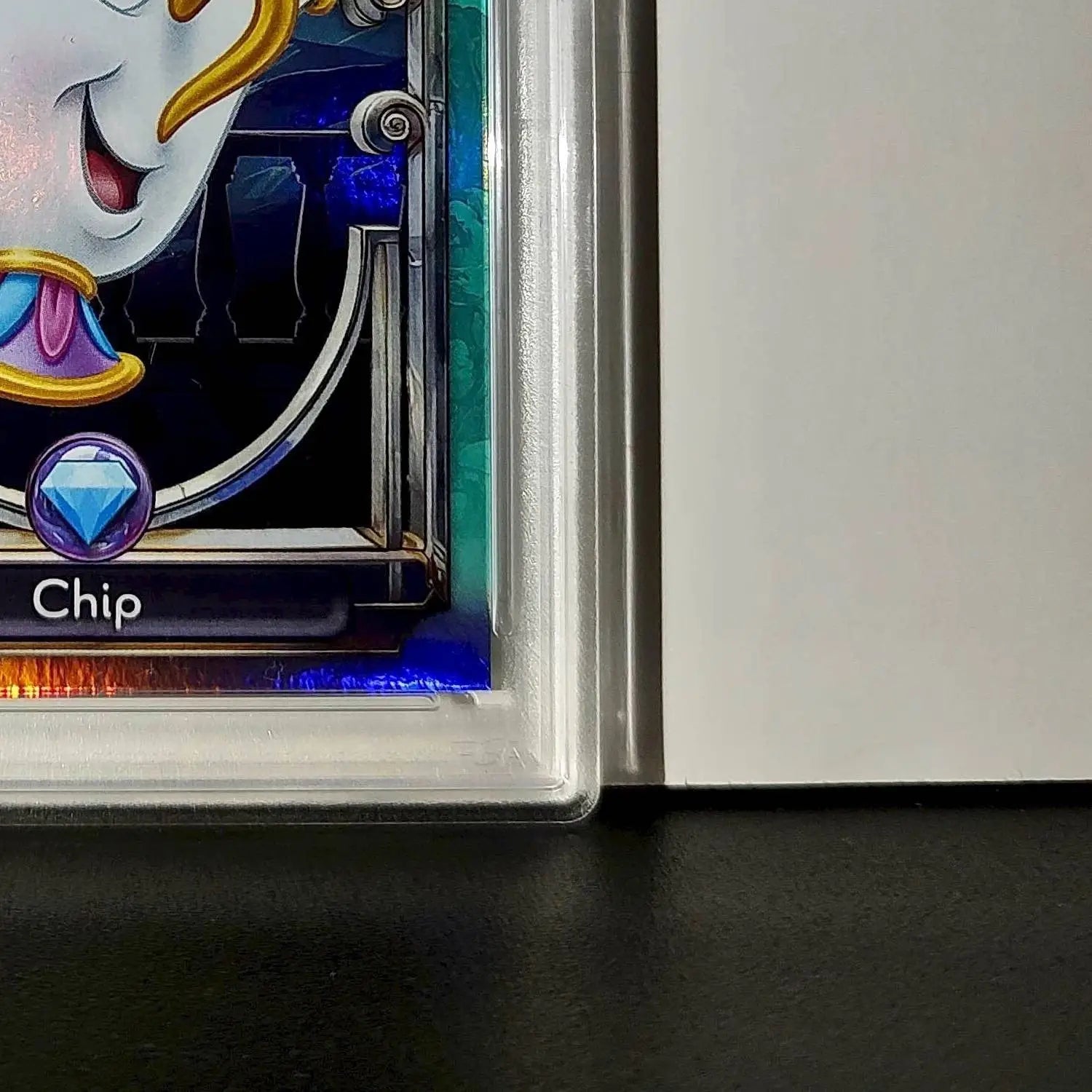 Chip 2025 Topps Disney Wonder #125 Diamond Card Beauty and the Beast PSA 9 - Non-Sports Card Single