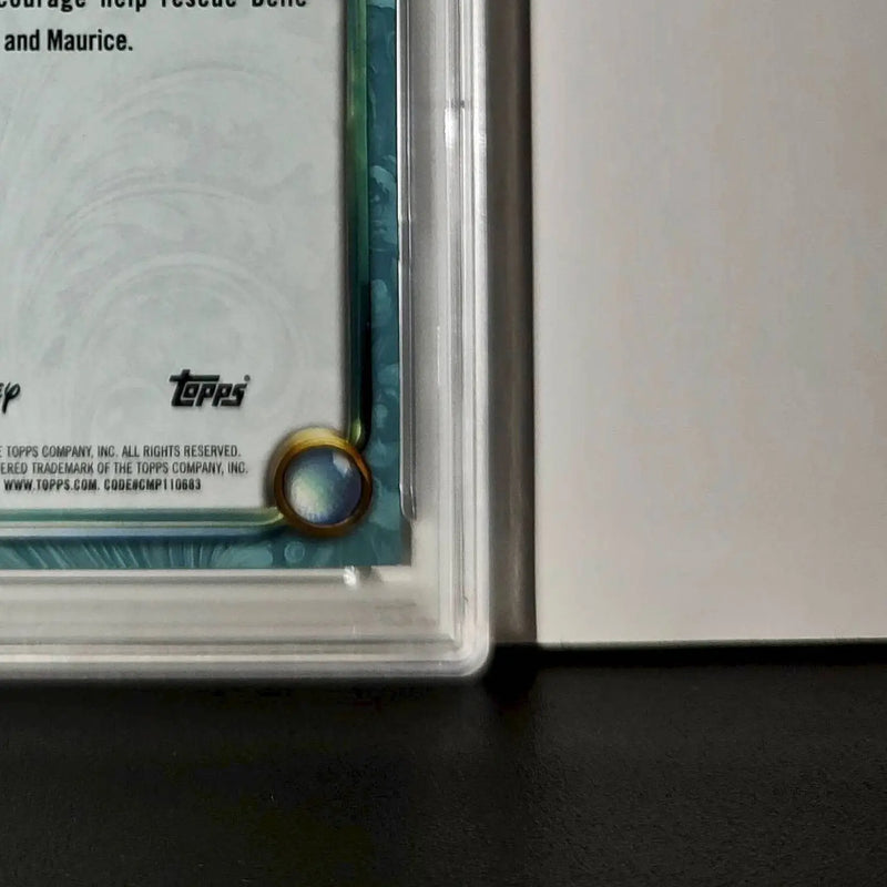 Chip 2025 Topps Disney Wonder #125 Diamond Card Beauty and the Beast PSA 9 - Non-Sports Card Single