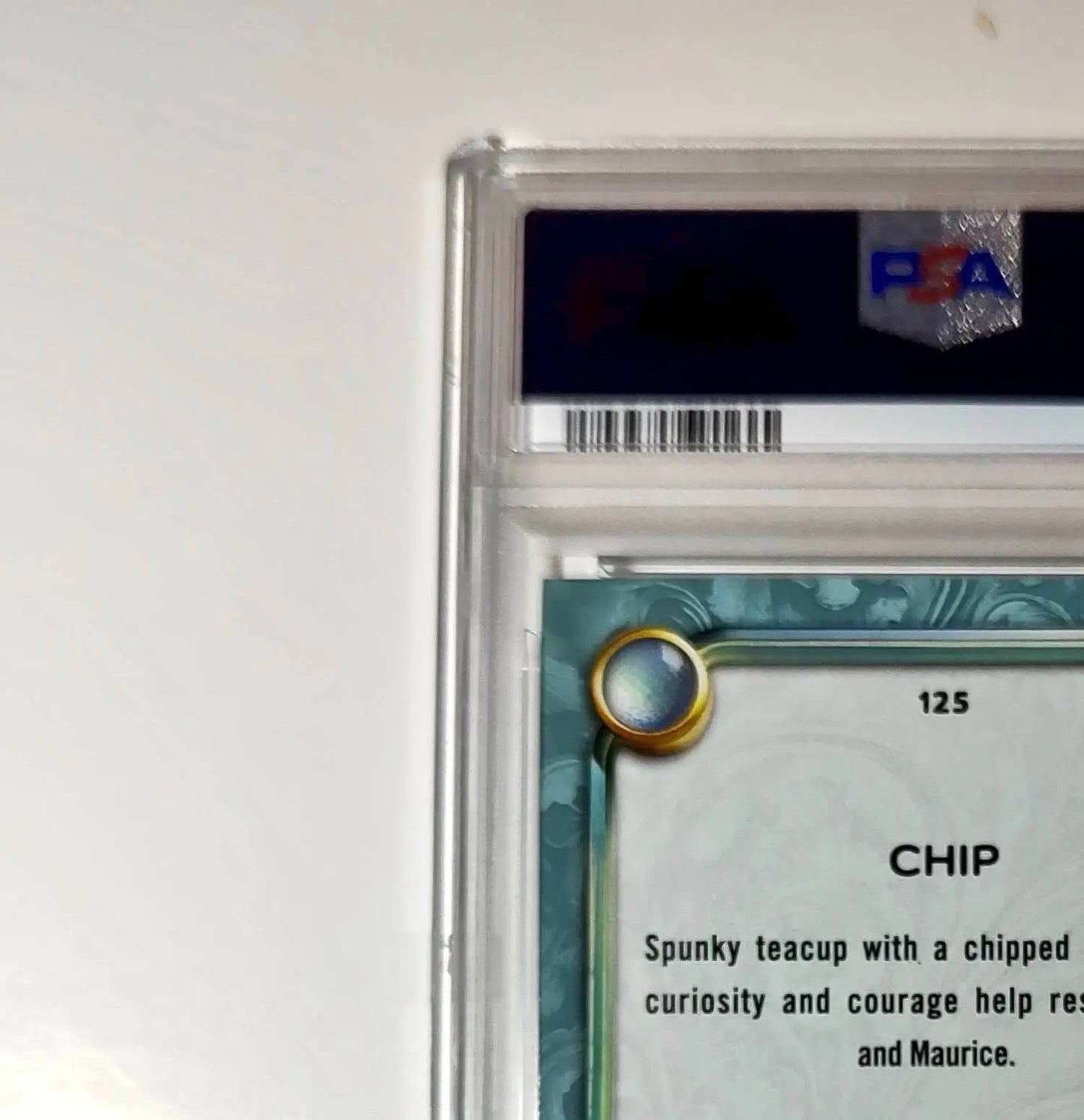 Chip 2025 Topps Disney Wonder #125 Diamond Card Beauty and the Beast PSA 9 - Non-Sports Card Single