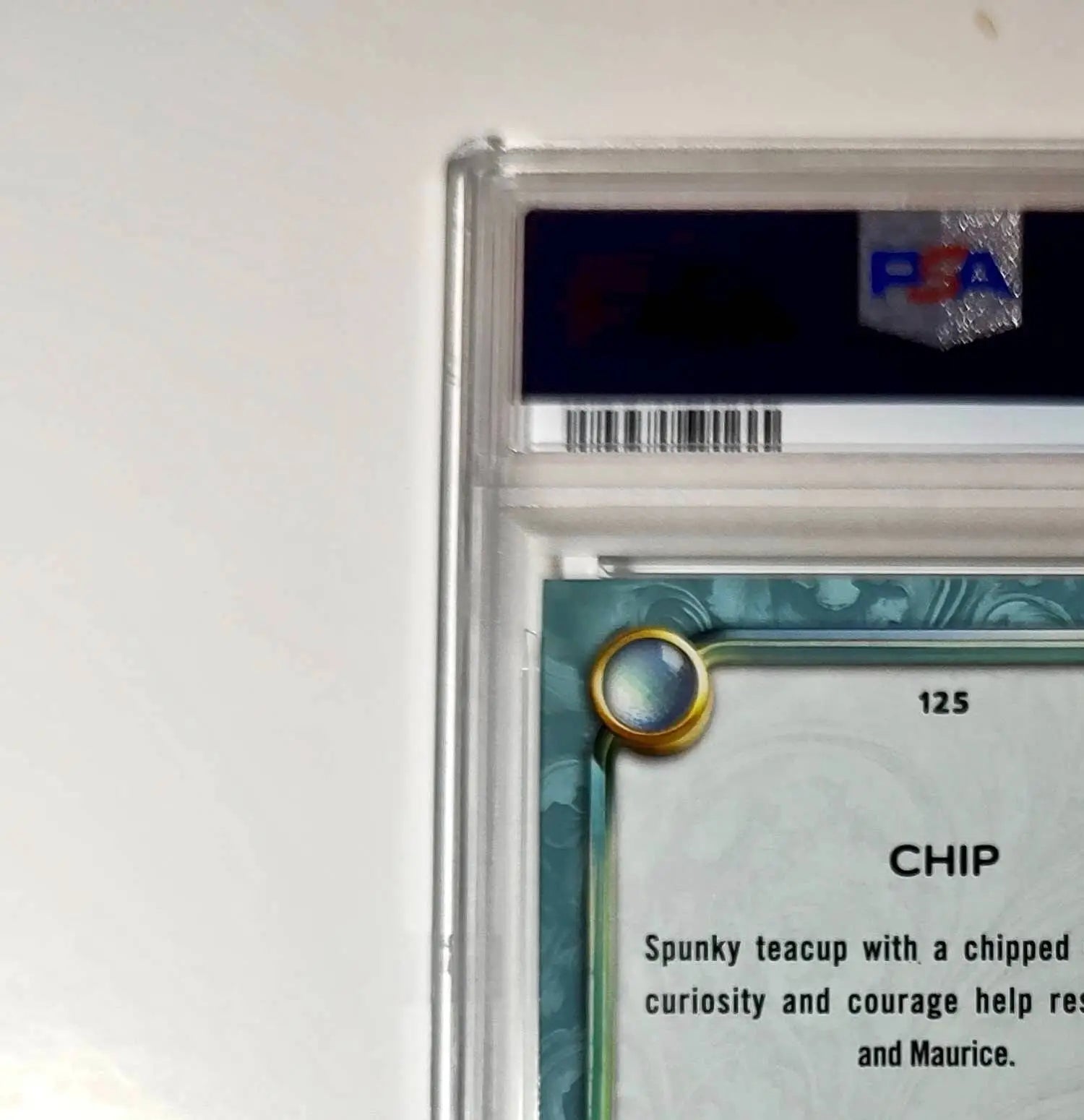 Chip 2025 Topps Disney Wonder #125 Diamond Card Beauty and the Beast PSA 9 - Non-Sports Card Single