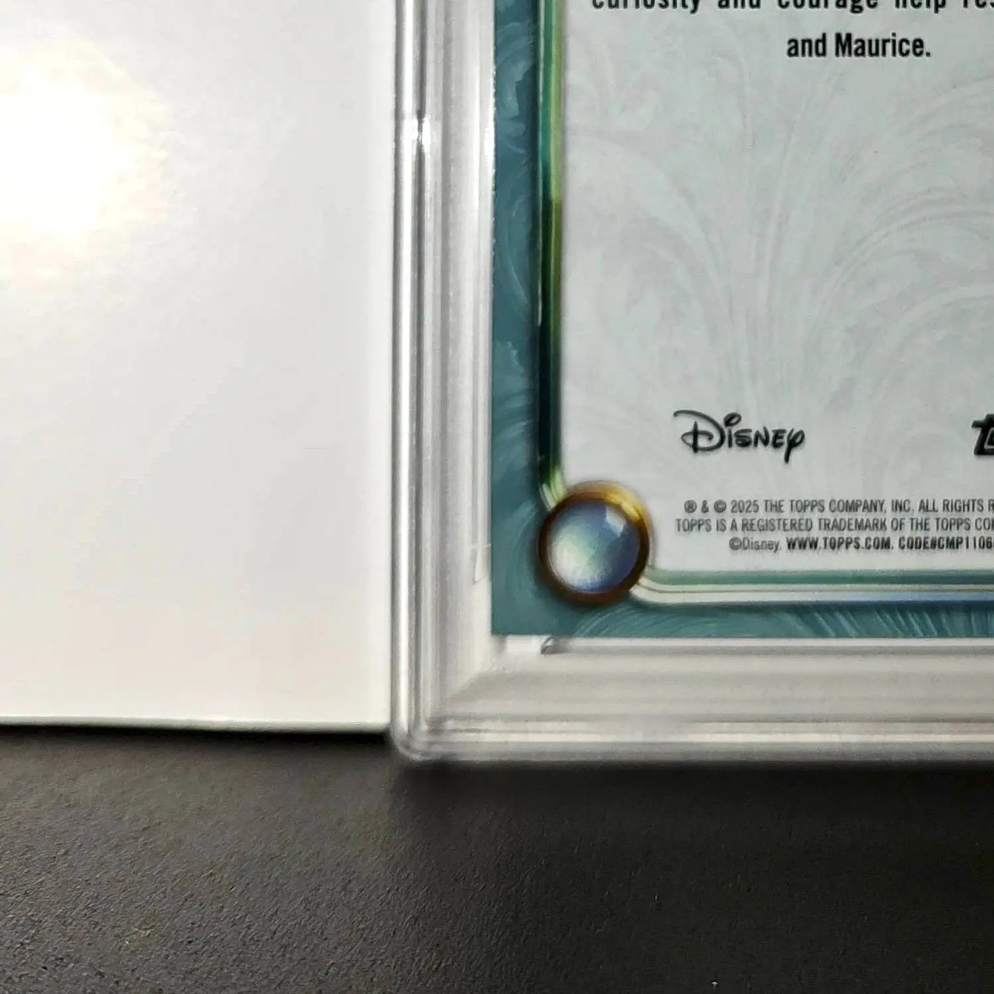 Chip 2025 Topps Disney Wonder #125 Diamond Card Beauty and the Beast PSA 9 - Non-Sports Card Single