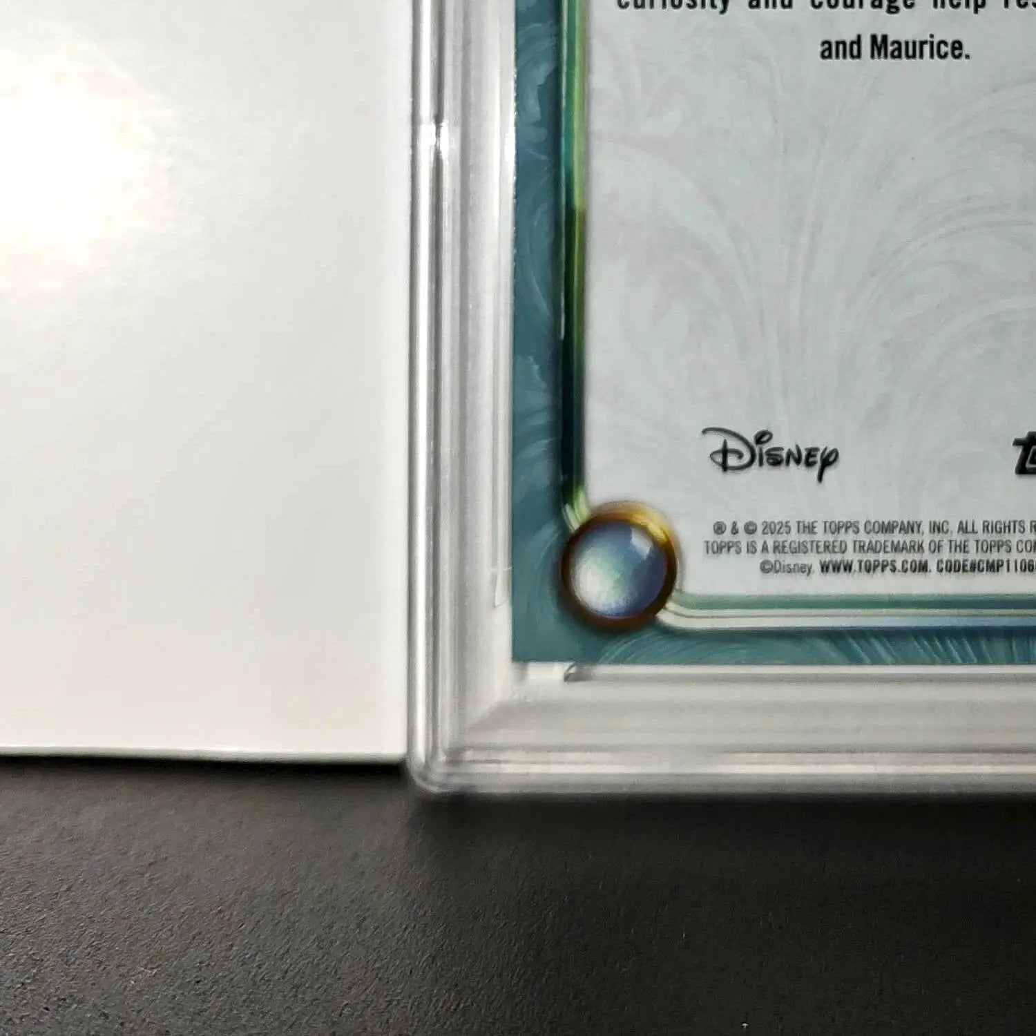 Chip 2025 Topps Disney Wonder #125 Diamond Card Beauty and the Beast PSA 9 - Non-Sports Card Single
