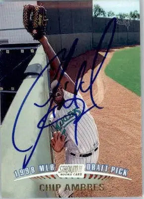 Chip Ambres - 1999 Stadium Club - #150 - RC,AUTO Baseball - Baseball Card Single