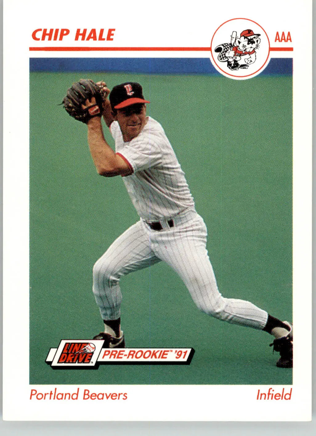 Chip Hale - 1991 Line Drive AAA - #409 - Baseball - Baseball Card Single