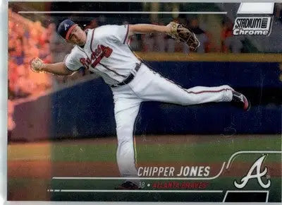 Chipper Jones - 2022 Stadium Club Chrome - #298 - Baseball - Baseball Card Single