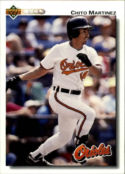 Chito Martinez 1992 Upper Deck MLB #672 Baseball Card Baltimore Orioles - Baseball Card Single