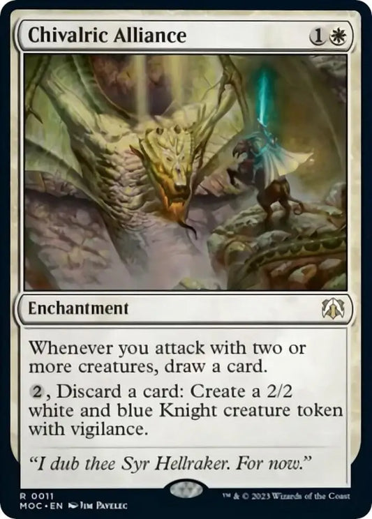 Chivalric Alliance [March of the Machine Commander] Near Mint Single - Magic Card Single