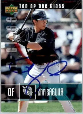 Chris Aguila - 2004 Upper Deck r-class - #137 - RC,AUTO Baseball - Baseball Card Single