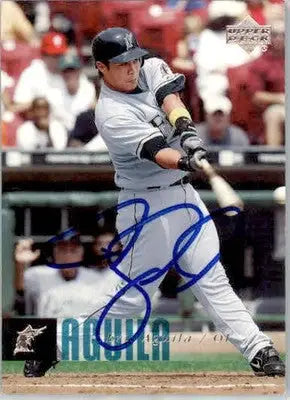 Chris Aguila - 2006 Upper Deck - #619 - AUTO Baseball - Baseball Card Single