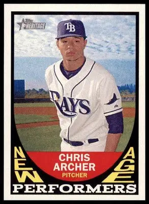 Chris Archer 2016 Topps Heritage New Age Performers #NAP-CA Tampa Bay Rays - Baseball Card Single