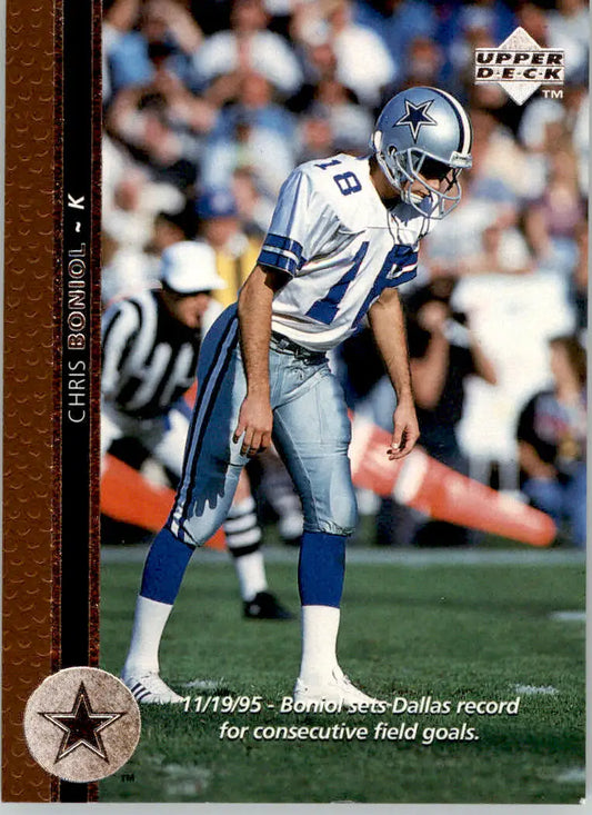Chris Boniol - 1996 Upper Deck - #188 - Football - Football Card Single