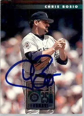 Chris Bosio - 1996 Donruss - #250 - AUTO Baseball - Baseball Card Single
