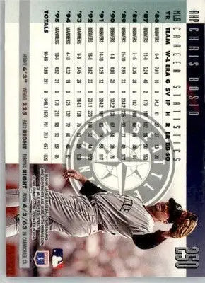 Chris Bosio - 1996 Donruss - #250 - AUTO Baseball - Baseball Card Single