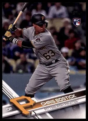Chris Bostick Rookie 2017 Topps Update #US238 Pittsburgh Pirates - Baseball Card Single