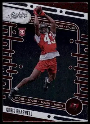 Chris Braswell Rookie 2024 Panini Absolute Retail #155 Tampa Bay Buccaneers - Football Card Single