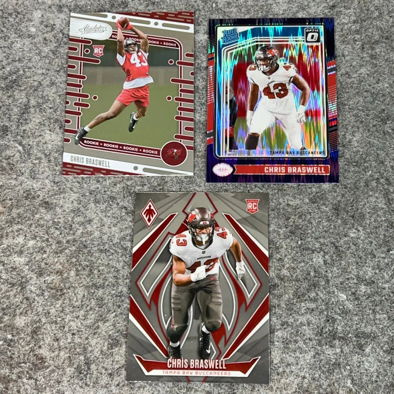Chris Braswell Rookie Tampa Bay Buccaneers 2024 Football Card NFL You Pick Sport