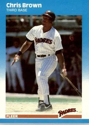 Chris Brown - 1987 Fleer Update - #U-11 - Baseball - Baseball Card Single